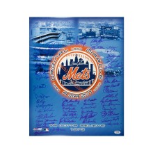 New York Mets Greats Autographed 16x20 Photo w/ Tom Seaver (50 Signatures) - PSA/DNA LOA