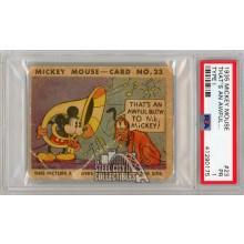 Mickey Mouse 1935 Walt Disney Type I That's An Awful... Card #23 PSA 1