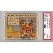 Mickey Mouse 1935 Walt Disney Type II That Camel Walks... Card #27 PSA 2 (176)