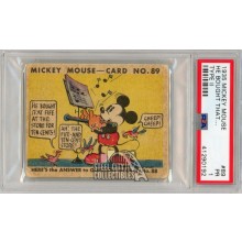 Mickey Mouse 1935 Walt Disney Type II He Bought That... Card #89 PSA 1