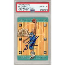 Mike Bibby 1998-99 Upper Deck Rookie Watch RC Autograph Card #313 PSA/DNA 10