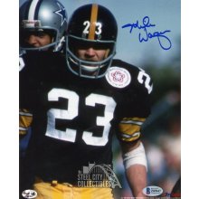 Mike Wagner Autographed Pittsburgh Steelers 8x10 Photo - BAS COA (Blue Ink)