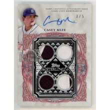 Casey Mize 2021 Topps Sterling Autograph Patch Card #SBDB-CM 3/5