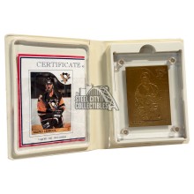 1993 Highland Mint Mario Lemieux 1985 Topps #9 Rookie Bronze Mint-Card /5000