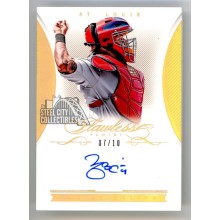Yadier Molina 2016 Panini Flawless Autograph Card #FS-YAM 07/10