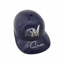 Paul Molitor Autographed Milwaukee Brewers F/S Souvenir Replica Baseball Helmet JSA
