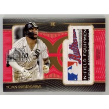 Yoan Moncada 2021 Topps Definitive Helmet Logo Tag Patch Card 1/1