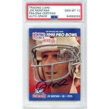 Joe Montana 1990 Pro Set Pro Bowl Autograph Card #408 PSA/DNA 10