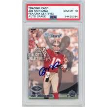 Joe Montana 2000 Topps Stars Autographed Card #123- PSA/DNA Gem MT 10