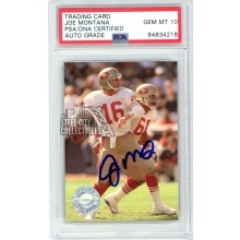 Joe Montana 1991 Pro Set Autograph Card #139 PSA/DNA 10