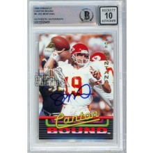Joe Montana 1994 Pinnacle Canton Bound Autograph Card #8 BAS 10