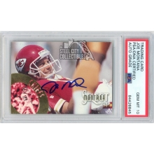 Joe Montana 1994 Pinnacle Autographed Card #79- PSA/DNA Gem MT 10