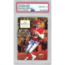 Joe Montana 1994 Skybox Autographed Card #75- PSA/DNA Gem MT 10