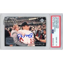 Joe Montana 1997 Upper Deck Autographed Card #208- PSA/DNA Gem MT 10