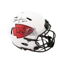 Warren Moon HOF Autographed Kansas City Chiefs Lunar Eclipse Authentic Full-Size Football Helmet - BAS (Black Ink)