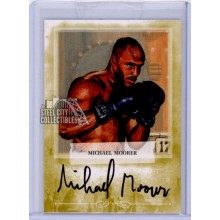Michael Moorer 2010 Ringside Round 2 Boxing Gold Autograph Card #A-MM1 /10