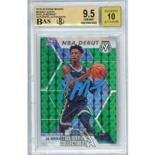 Ja Morant 2019-20 Panini Mosaic Green Autograph Rookie Card #274 BGS 9.5 BAS 10 (Blue)