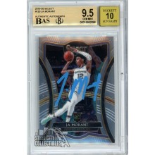 Ja Morant 2019-20 Panini Select Autograph Rookie Card #120 BGS 9.5 BAS 10 (Blue)