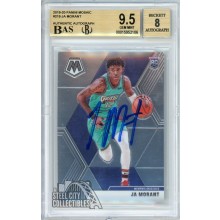 Ja Morant 2019-20 Panini Mosaic Autograph Rookie Card #219 BGS 9.5 BAS 8