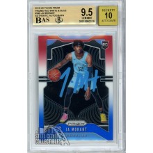Ja Morant 2019-20 Panini Prizm Red White Blue Autograph Rookie Card #249 BGS 9.5 BAS 10 (Blue)