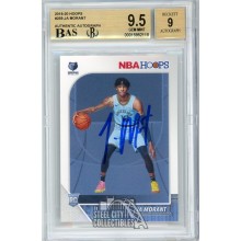 Ja Morant 2019-20 Panini Hoops Autograph Rookie Card #259 BGS 9.5 BAS 9