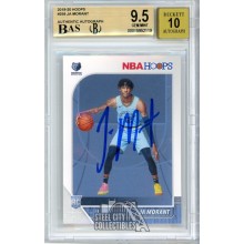 Ja Morant 2019-20 Panini Hoops Autograph Rookie Card #259 BGS 9.5 BAS 10