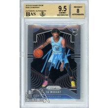 Ja Morant 2019-20 Panini Prizm Autograph Rookie Card #249 BGS 9.5 BAS 8 (Blue)