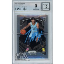 Ja Morant 2019-20 Panini Prizm Autograph Rookie Card #249 BGS 9 BAS 10 (Blue)