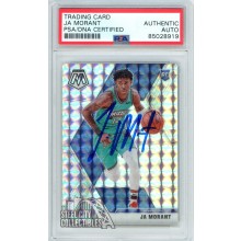 Ja Morant 2019-20 Panini Mosaic Mosaic Autograph Rookie Card #219 PSA/DNA