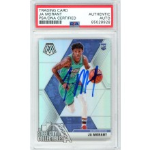 Ja Morant 2019-20 Panini Mosaic Silver Autograph Rookie Card #219 PSA/DNA