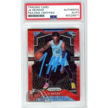 Ja Morant 2019-20 Panini Prizm Red Wave Autograph Rookie Card #249 PSA/DNA (Blue)