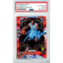 Ja Morant 2019-20 Panini Prizm Red Ice Autograph Rookie Card #249 PSA/DNA (Blue)