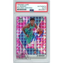 Ja Morant 2019-20 Panini Mosaic Pink Autograph Rookie Card #219 PSA/DNA