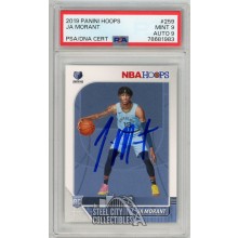 Ja Morant 2019-20 Panini Hoops Autograph Rookie Card #259 PSA 9 PSA/DNA 9