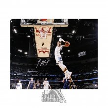Ja Morant Autographed Memphis Grizzlies 16x20 Photo - Panini COA (White Jersey)