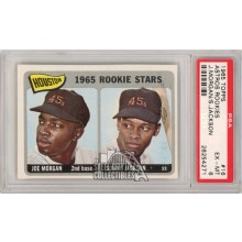 Joe Morgan/Sonny Jackson 1965 Topps Rookie Stars Card #16 PSA 6 EX-MT
