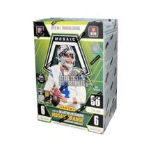 2025 Panini Mosaic Football 6-Pack Blaster Box (Orange Fluorescent Parallels)