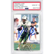 Randy Moss 1998 Fleer Tradition Autograph Rookie Card RC #237 PSA/DNA 10