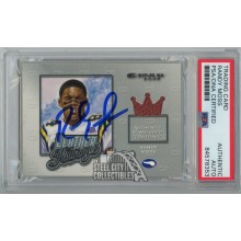 Randy Moss 2002 Donruss Leather Kings Autograph Football Card #LK16 /250 PSA/DNA