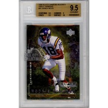Randy Moss 1998 Upper Deck Black Diamond Rookie Card #97 378/1000 BGS 9.5 Gem