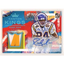 Randy Moss 2021 Panini Donruss Canton Kings Autograph Patch Card #CK12 04/10