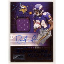 Randy Moss 2021 Panini Playbook Signature Routes Autograph Jersey Card 07/15