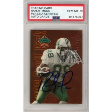 Randy Moss 1998 Playoff Football Bronze Autograph Rookie Card #9 PSA/DNA 10
