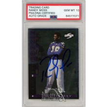 Randy Moss 1998 Score Foil Autograph Rookie Card RC #PP125 PSA/DNA 10