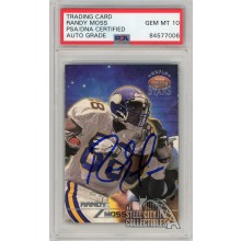 Randy Moss 1998 Topps Stars Silver Autograph Rookie Card /3999 #66 PSA/DNA 10