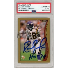 Randy Moss 1998 Topps HOF 18 Autograph Rookie Card RC #352 PSA/DNA