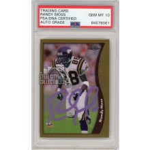 Randy Moss 1998 Topps Chrome Autograph Rookie Card RC #35 PSA/DNA 10 (Purple)