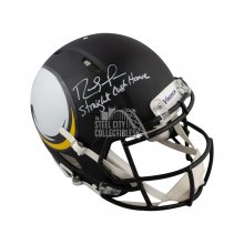 Randy Moss Straight Cash Homie Autographed Vikings AMP Proline F/S Helmet - BAS COA