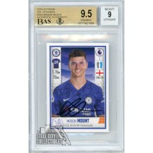 Mason Mount 2020 Panini Soccer Premier League Autographed Card #183 BGS 9.5 BAS 9
