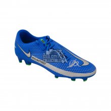 Mason Mount Autographed Nike Phantom Blue Soccer Cleat - BAS COA